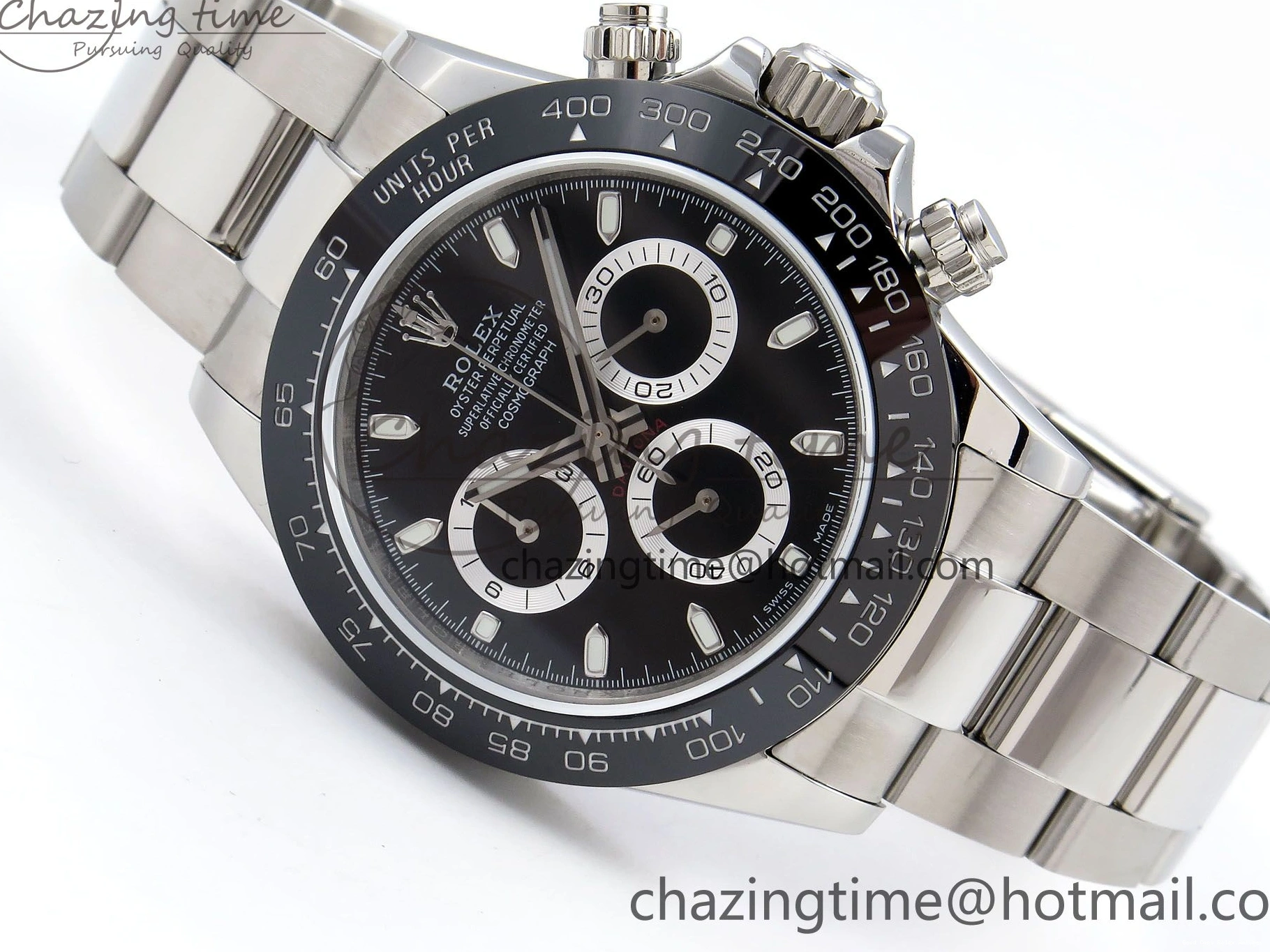 Best AAA Replica Sites Dial 116500 SS Daytona Steel Breathable JDF Best 1:1 Edition on Black 904L A 1337 Bracelet 1231